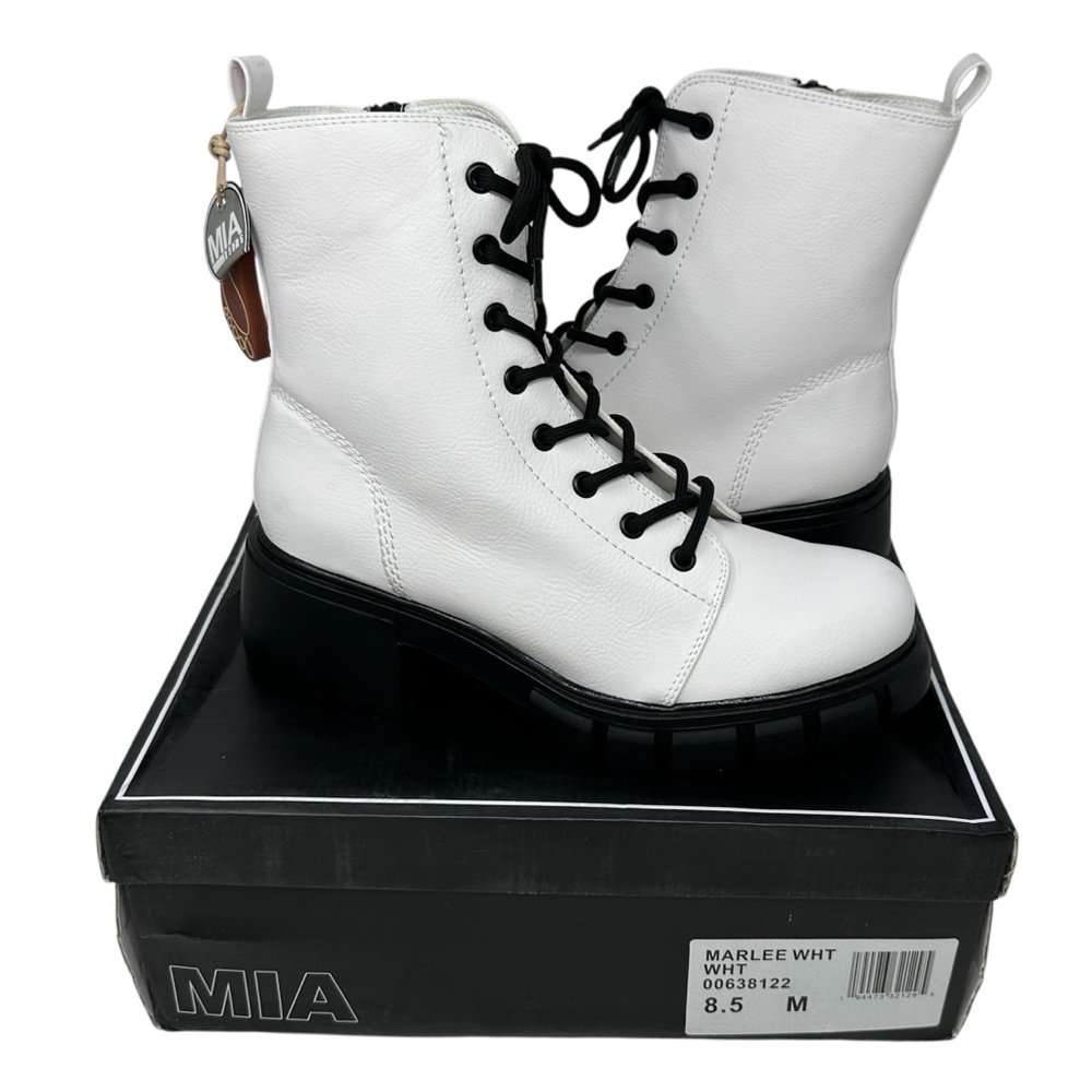 MIA Marlee Shite Combat Boots Womens 8.5